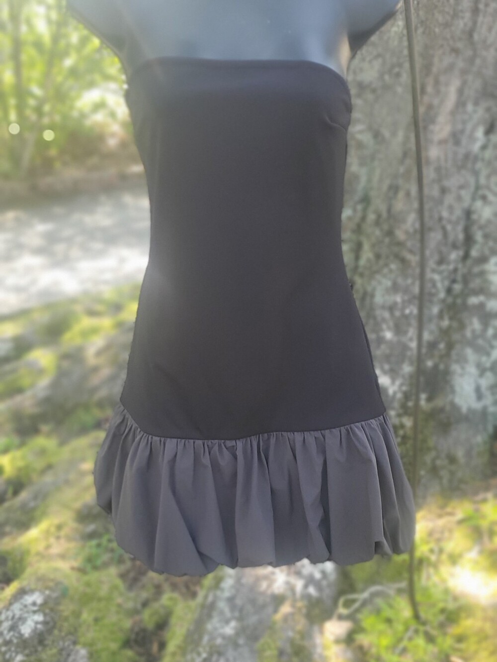 Nwt Black Bubble Mini Dress